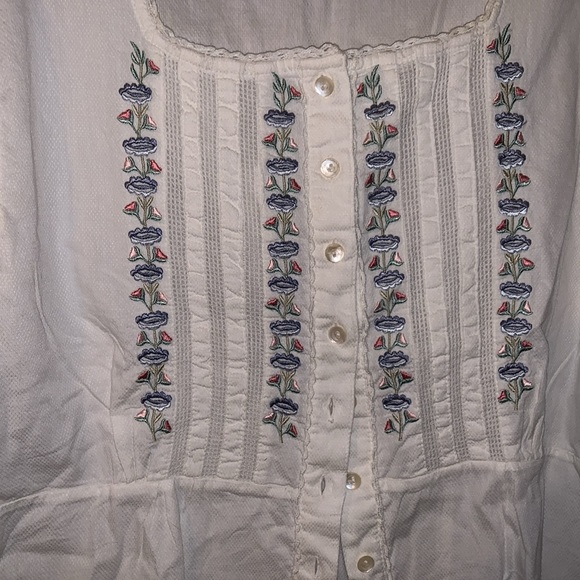 Prete Embroidered Button up Shirt  Size L - Picture 2 of 10